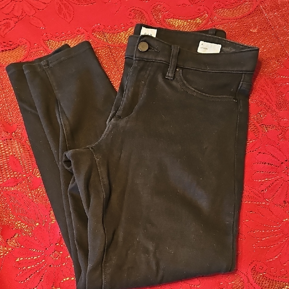 GAP Women's Dark Black Jeggings